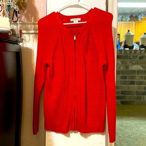 Womens red sweater
